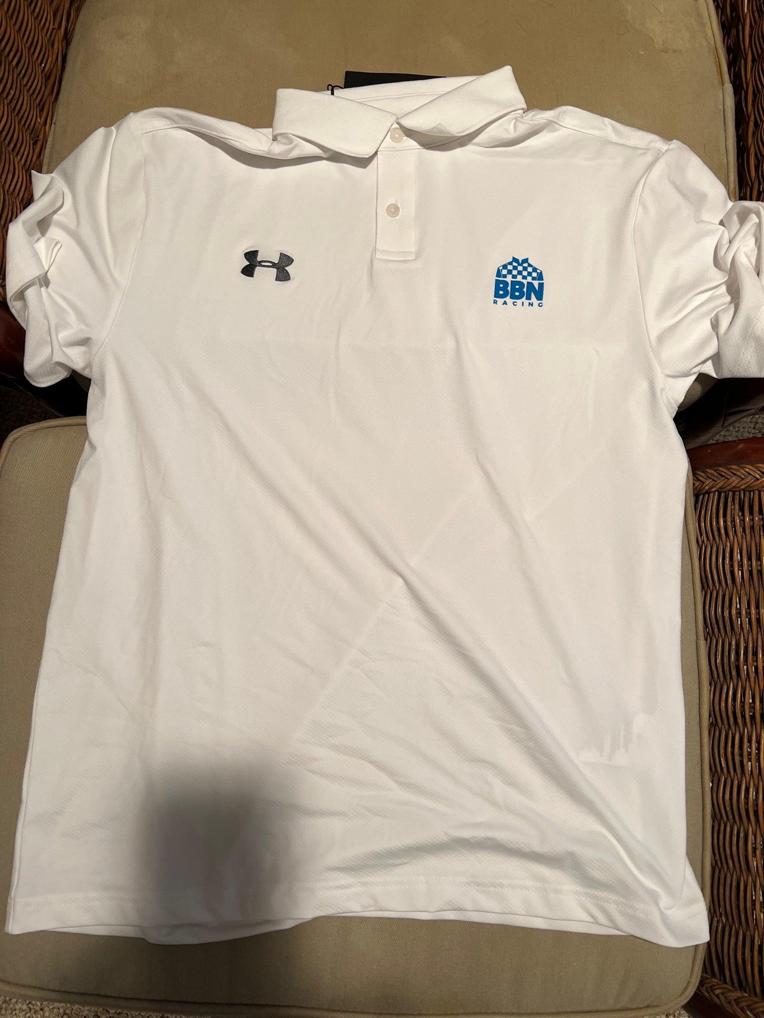 Men's Under Armour Performance White Team Polo