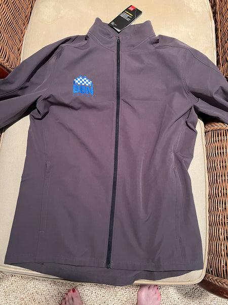 Men's Under Armour Full Zip Grey Light Jacket